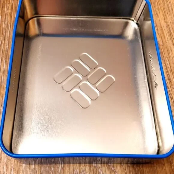 🔥Columbia wallet empty  tin box (blue)🔥 - Picture 8 of 10